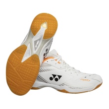 Yonex Buty do badmintona Power Cushion 65 Z3 Wide białe/pomarańczowe męskie